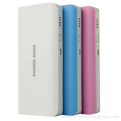 12000mAh emergency mobile power bank with dual-USB outputs